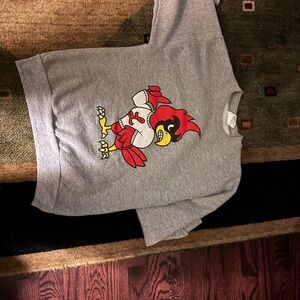 Louisville Cardinals Kids Gray Sweatshirt
